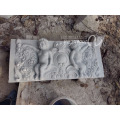 Hand Curving Antique White Marble Fireplace